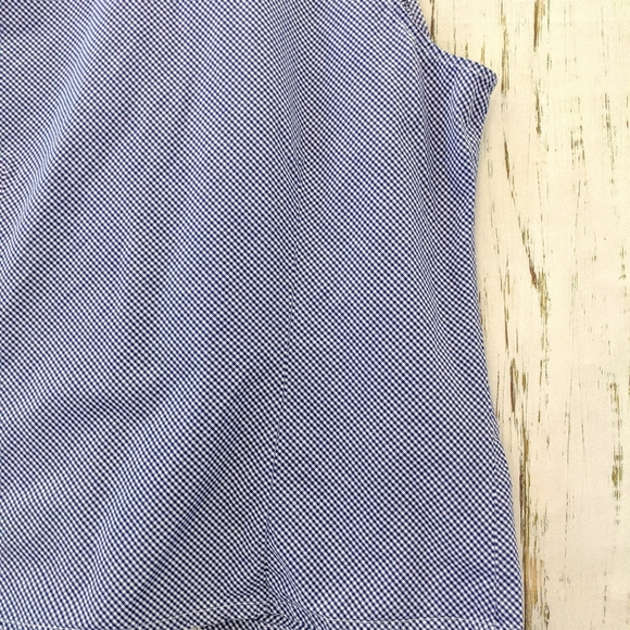 3/$20 Vintage Sonoma Gingham Collar Button Up Top - Picture 5 of 6